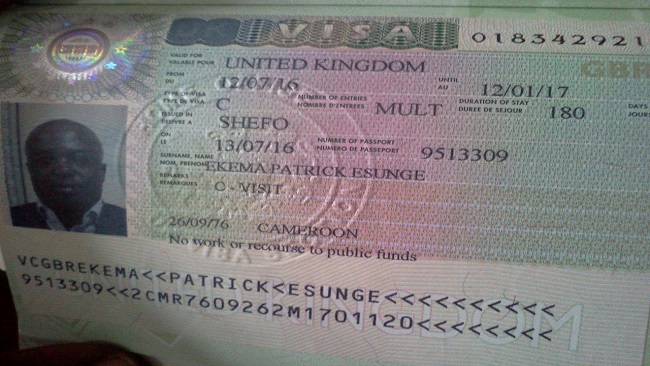 Buea Mayor UK visa palaver: The truth is out!!! Mola Ekema absolved