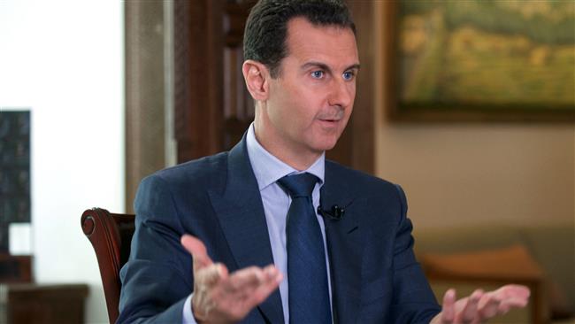 Syria’s President Bashar al-Assad has dismissed as untrue accusations that government forces target hospitals and civilian infrastructure