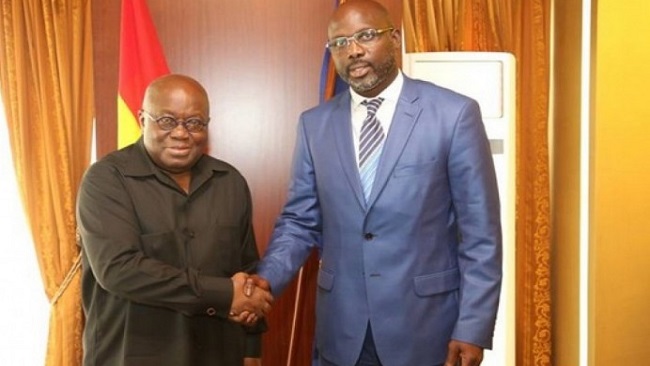 Footballer turned politician meets President Nana Akufo-Addo of Ghana