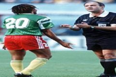 Ref who red carded Kana Biyik and Massing Benjamin in the 1990 FIFA World Cup says he has no regrets