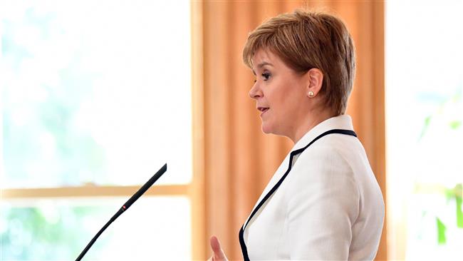 Scottish first minister calls for independence from UK during US visit