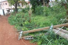 La Republique: Power outage in Yaounde caused by pole collapse