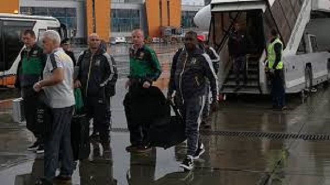 Confederations Cup: Lions were an hour late for training in Moscow!! Turned up 45 minutes late to the team hotel in St Petersburg
