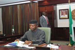 osinbanjo Biafra Uprising: Nigerian acting president meets with regional leaders