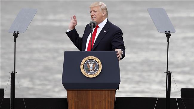 US: Trump repeats claim of election fraud at first large campaign-style rally since Biden inauguration