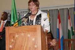 EU ambassador The first woman to leave hell: Ambassador Francoise Collet bids farewell to La Republique