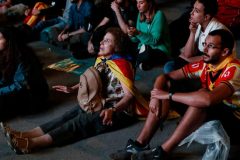 Catalonia declares independence then suspends it for talks with Madrid