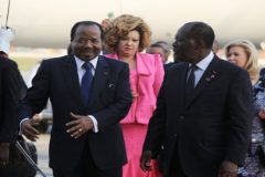French Cameroun dictator in Abidjan
