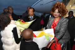 BIYA and wife President Biya in Paris