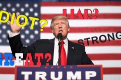 Trump describtion How do you describe President Trump in one word?