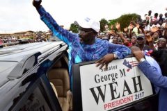 South African President Zuma congratulates George Weah on Liberia election victory