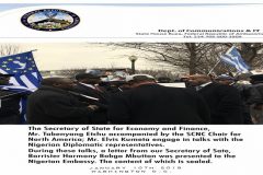 Washington DC: Ambazonians demand release of President Ayuk Tabe