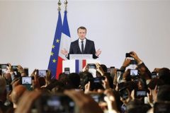 President Macron urges European unity against China