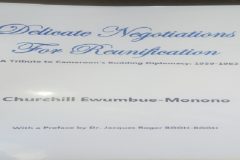 Churchill Ewumbue-Monono raises diplomatic flag in new book
