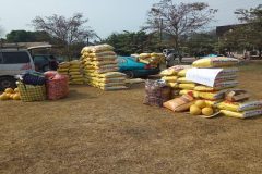 Ambazonia Refugee Crisis: Aid presented by Minister Mengot were foodstuffs seized  from Nigerian and Anglophone businessmen