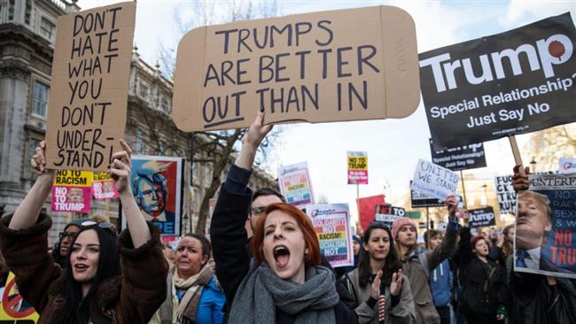 80,000 Britons ready to stage ‘incredible protest’ against President Trump visit