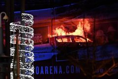 liverpool fire 1,600 vehicles burn in UK parking lot fire in Liverpool