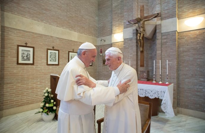 Former Pope Benedict XVI breaks silence to reaffirm celibacy in the priesthood