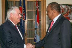 TILLERSON-UHURU US Secretary of State cancels Saturday activities in Kenya due to low health