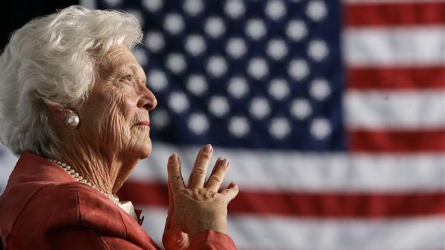Former US first lady Barbara Bush dies at 92