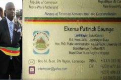 Mayor Patrick Ekema: From a Brobdingnagian to an academic Lilliputian