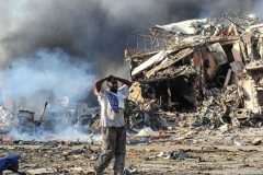 Bomb blast kills 5 at stadium in Somalia