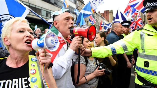 UK: Thousands march in Glasgow for independence in Scotland