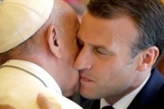 The Holy Father receives French president Macron at the Vatican