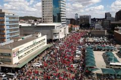 Zimbabweans protest against vote rigging