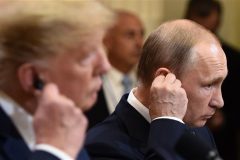 Trump and Putin call is under way and ‘going well’, White House says