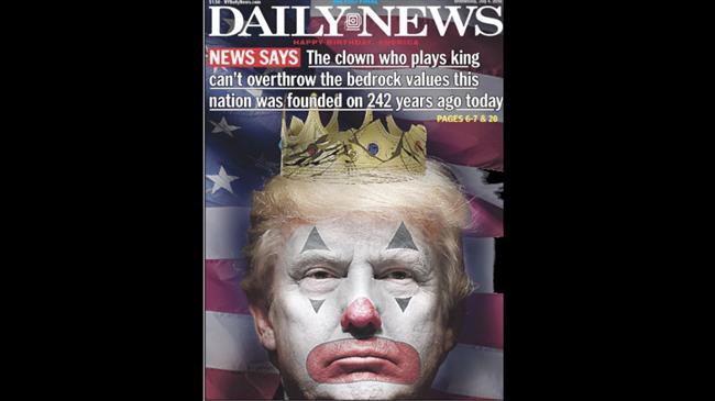 US newspaper mocks Trump as a ‘clown’ on country’s independence day
