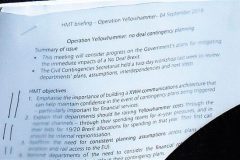 Snap photo reveals UK contingency plan for no-deal Brexit