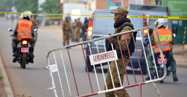 Gunfire heard at Burkina Faso army barracks after day of violent protests