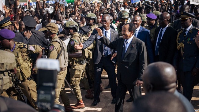 French Cameroun Counterfeit Presidential Election: Biya still frontrunner despite crises