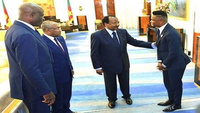 AFCON 2019: CAF chief meets Biya during surprise visit to Cameroon!! Who is doing what