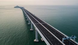 China opens the world’s longest sea bridge