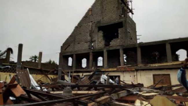 Yaounde: At least two dead as church collapses under heavy rain