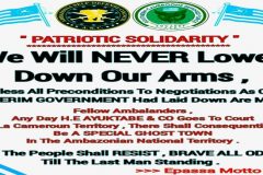 Biya’s efforts to regain lost power in Ambazonia will never come true