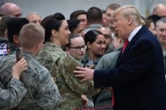 Trump meets US troops in Germany after Iraq visit
