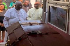 Cardinal Tumi pays homage to Kenyan priest slain by Francophone soldiers