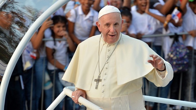 Pope Francis lands in Panama for World Youth Day