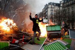 Paris: Tear gas billows as ‘Yellow Vests’ protest against President Macron