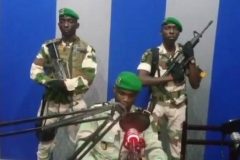 Gabon soldiers read message on state radio as shots heard in Libreville