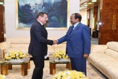 Biya and Swiss diplomat Southern Cameroons Crisis: Switzerland offers Cameroon its expertise