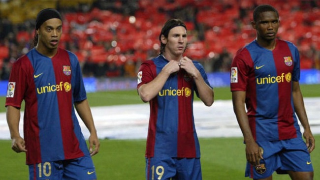 Messi, Puyol and Drogba lead tribute to retired Samuel Eto’o