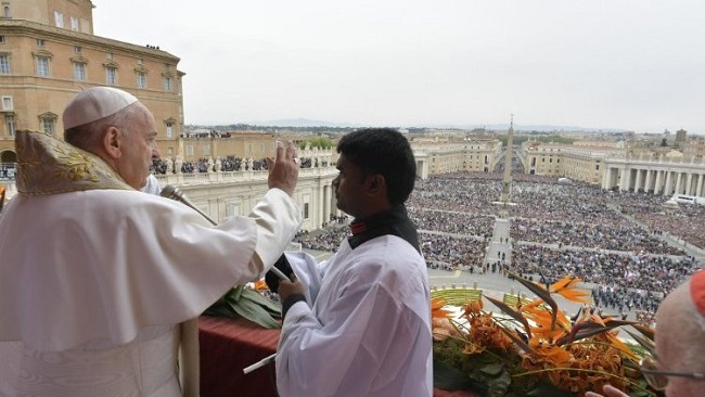 Pope Francis at Easter Urbi et Orbi specifically mentioned Cameroon and Nigeria