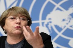Michelle UN Rights Chief Says Yaounde has brief window to try to halt violence