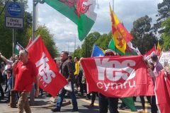 1000s march in Cardiff for Welsh independence from British rule
