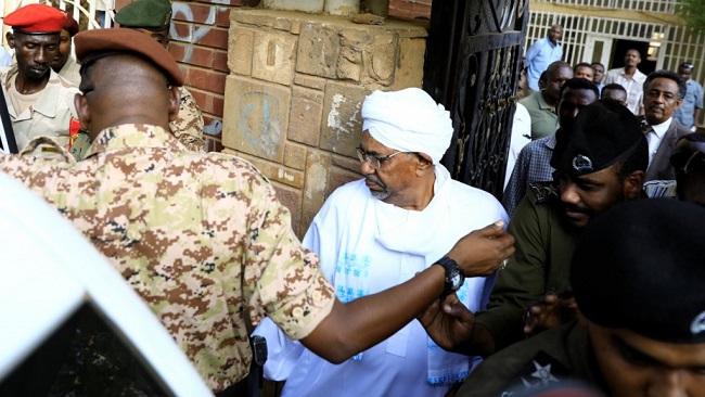 Sudan:  Ex-president Bashir charged with illegal possession of foreign funds, corruption