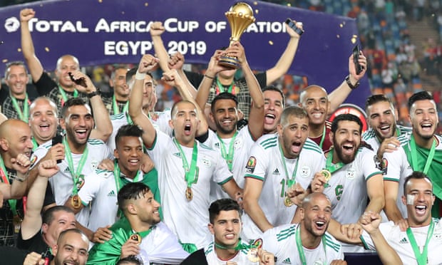 Algeria claim second Afcon title after Bounedjah’s lucky strike sinks Senegal